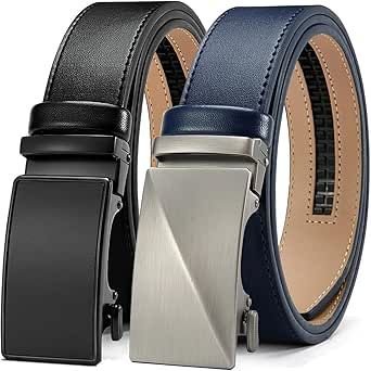 Men's Leather Belt Set