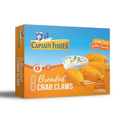 Captain Fisher Breaded Crab Claws 250g