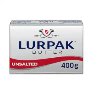 Lurpak Butter Block Unsalted 400GR