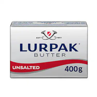 Lurpak Butter Block Unsalted 400GR