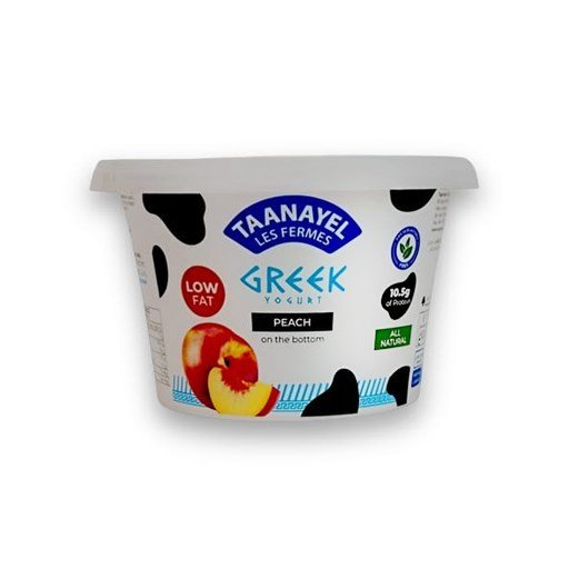 Taanayel Greek yogurt peach 150g