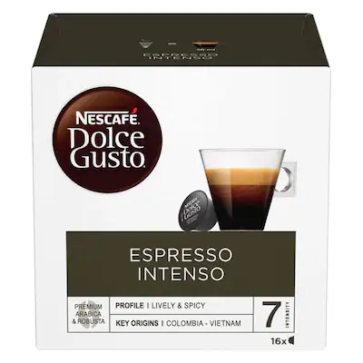 Nescafe Dolce Gusto Espresso Intenso Coffee Pods x16